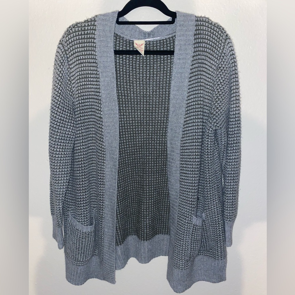 Grey Cardigan 1X
